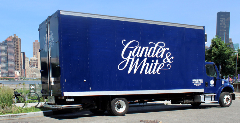 gander and white truck in new york